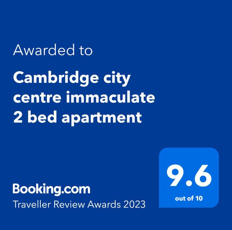 Cambridge City Centre Immaculate 1 Bed Apartment Exterior foto